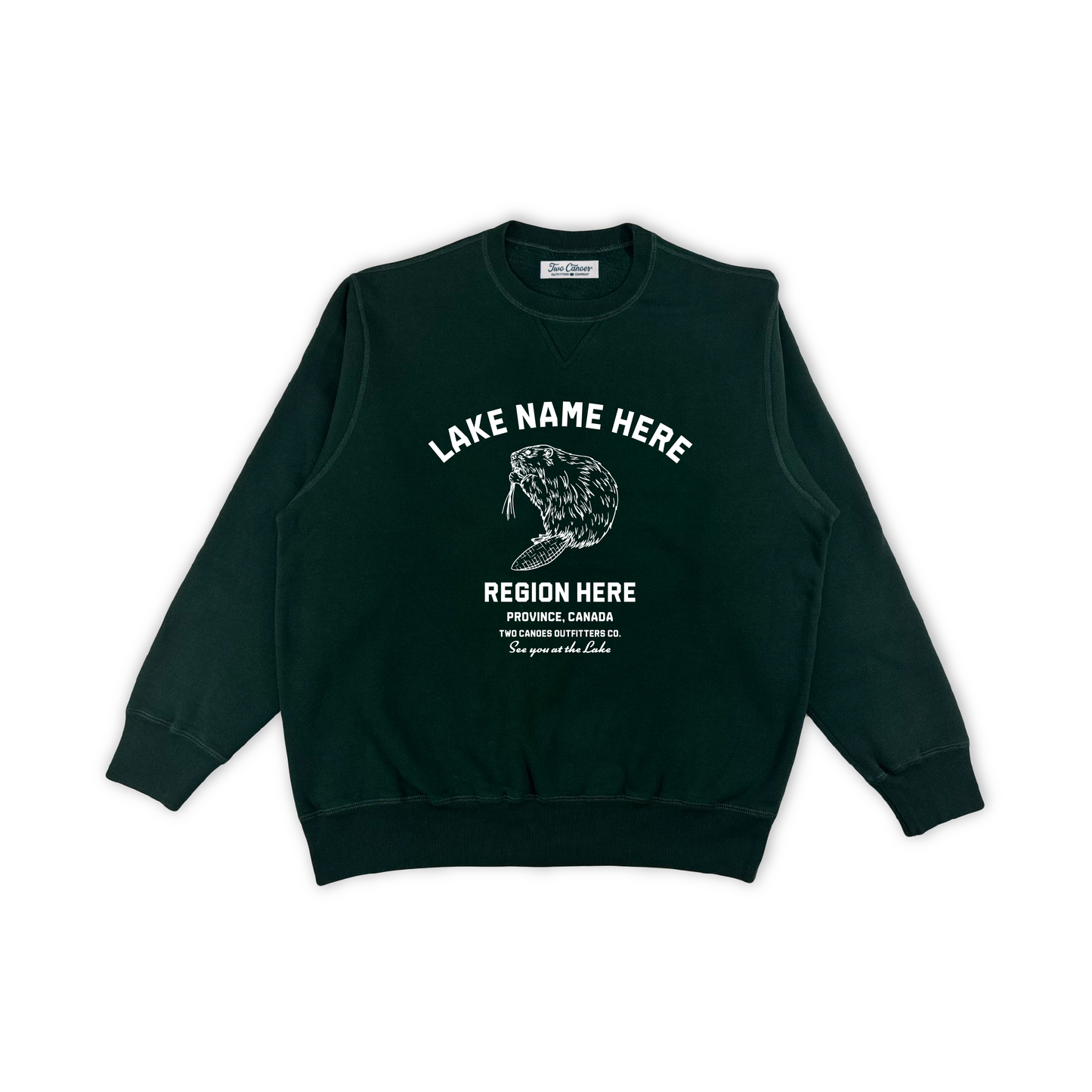 Classic Beaver Fleece Crewneck | Kids