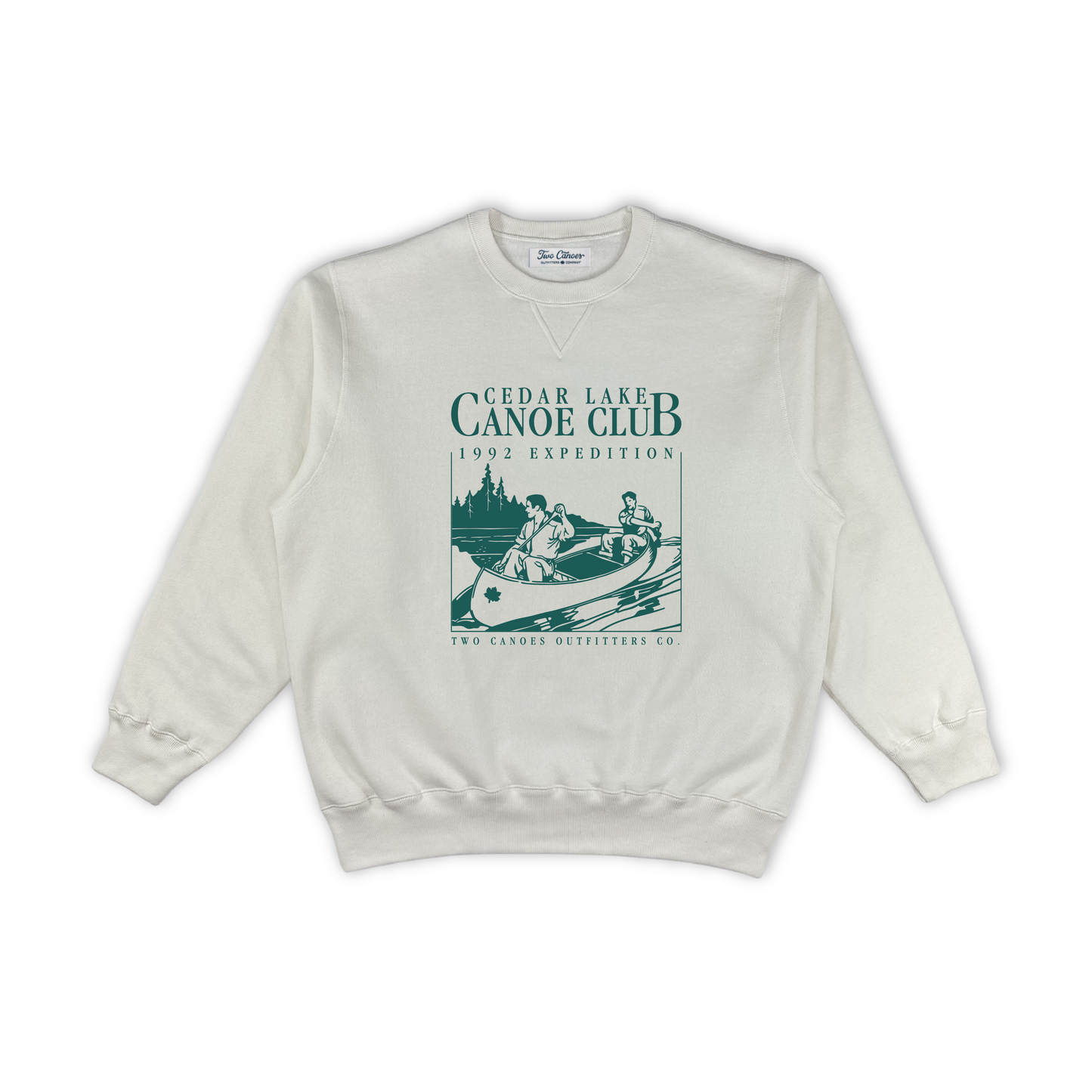 Canoe Club Graphic Fleece Crewneck