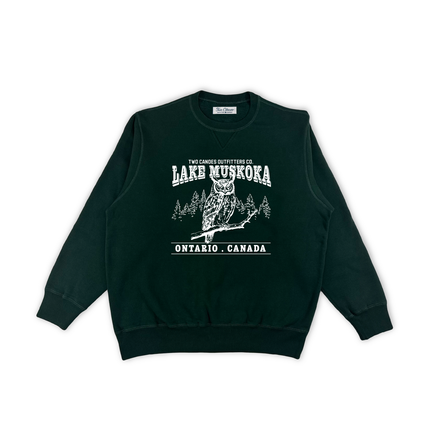 Vintage Owl Fleece Crewneck