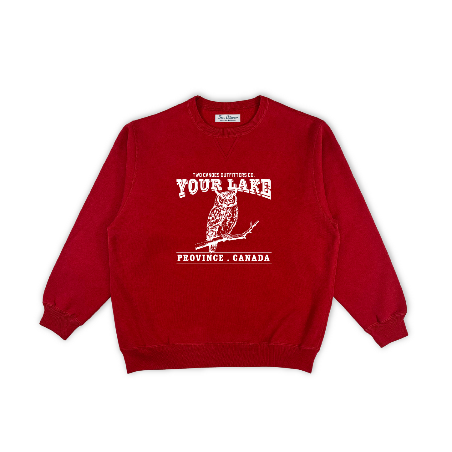 Vintage Owl Fleece Crewneck