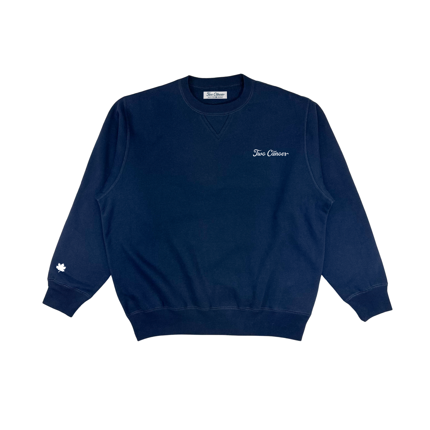Two Canoes Minimalist Fleece Crewneck