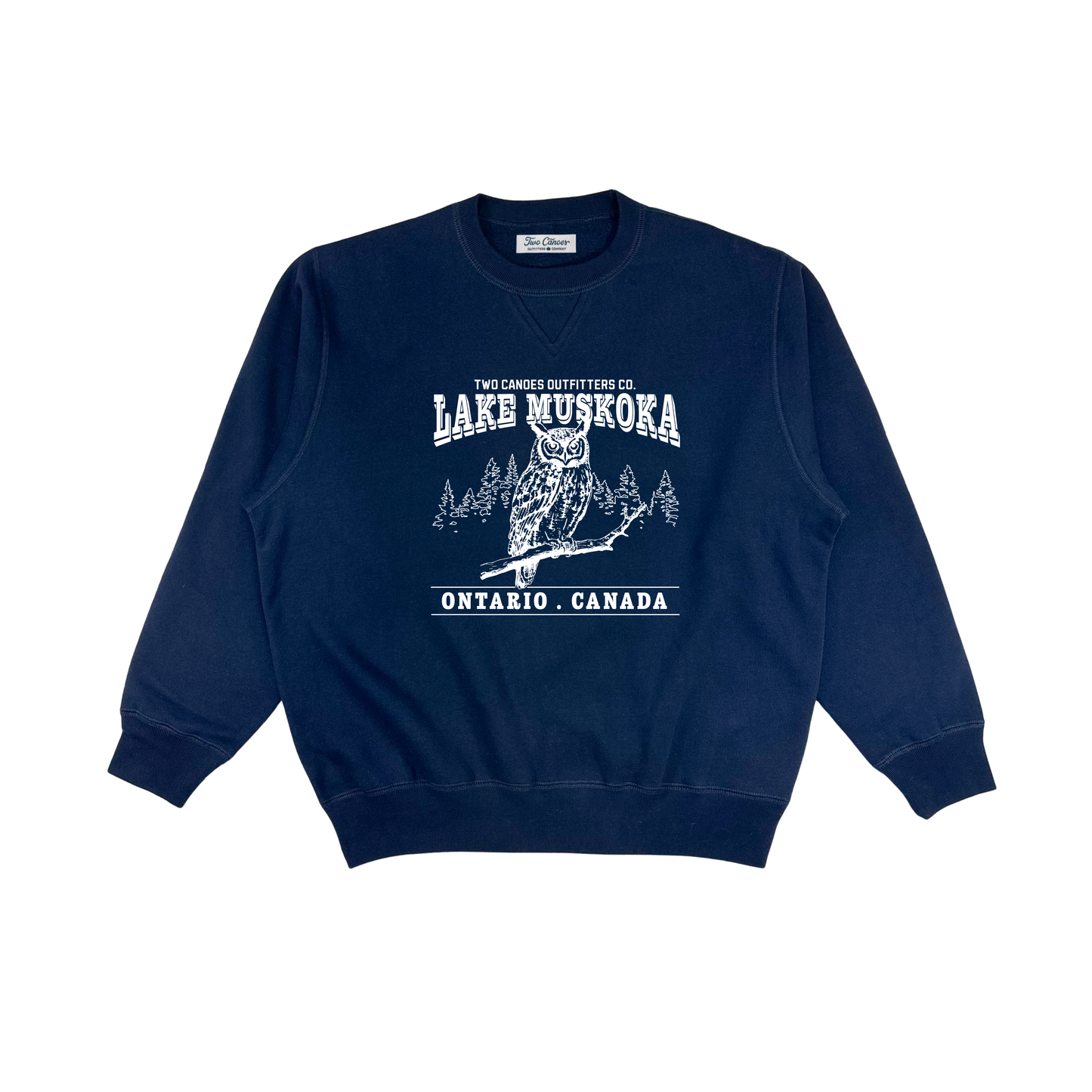 Vintage Owl Fleece Crewneck