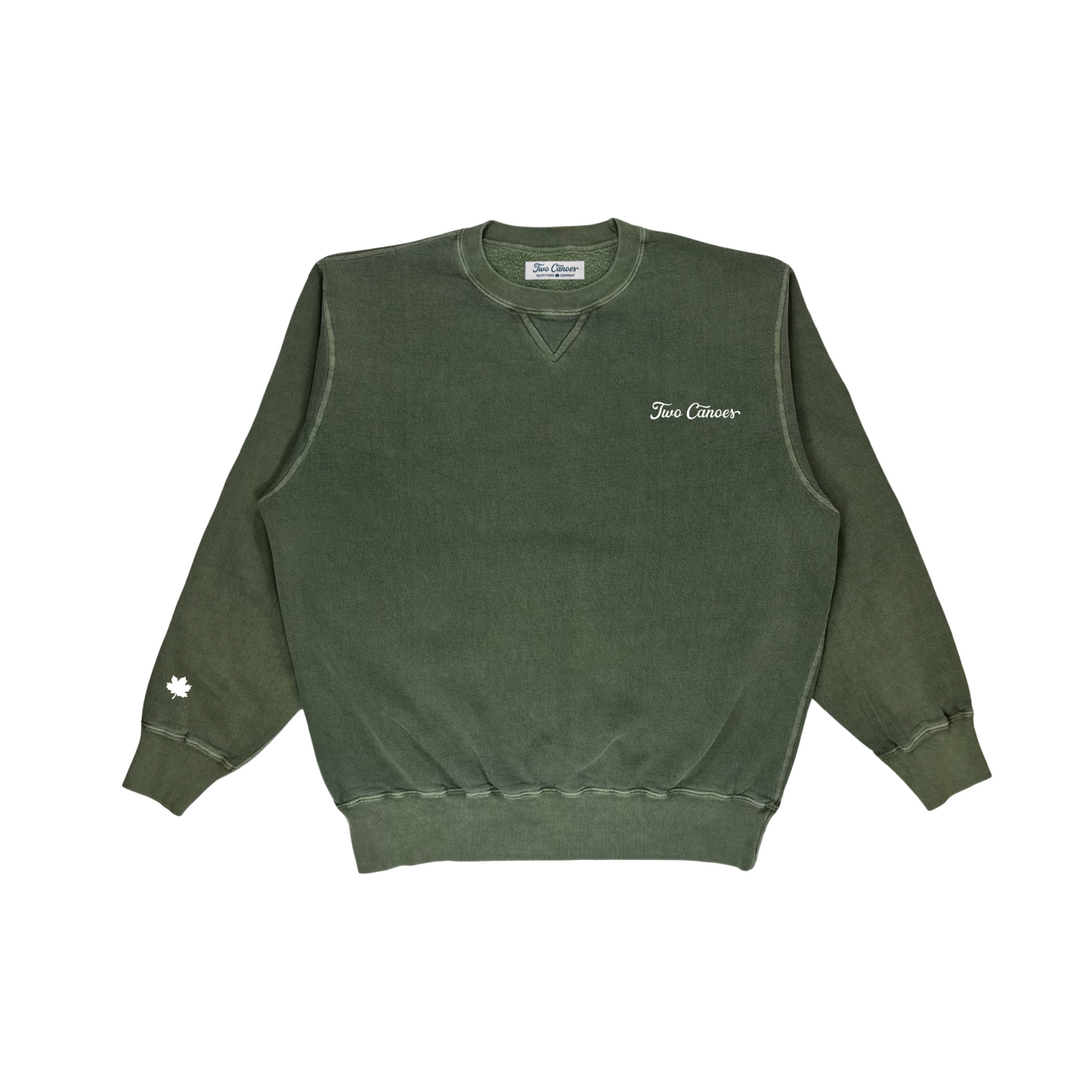 Two Canoes Minimalist Fleece Crewneck