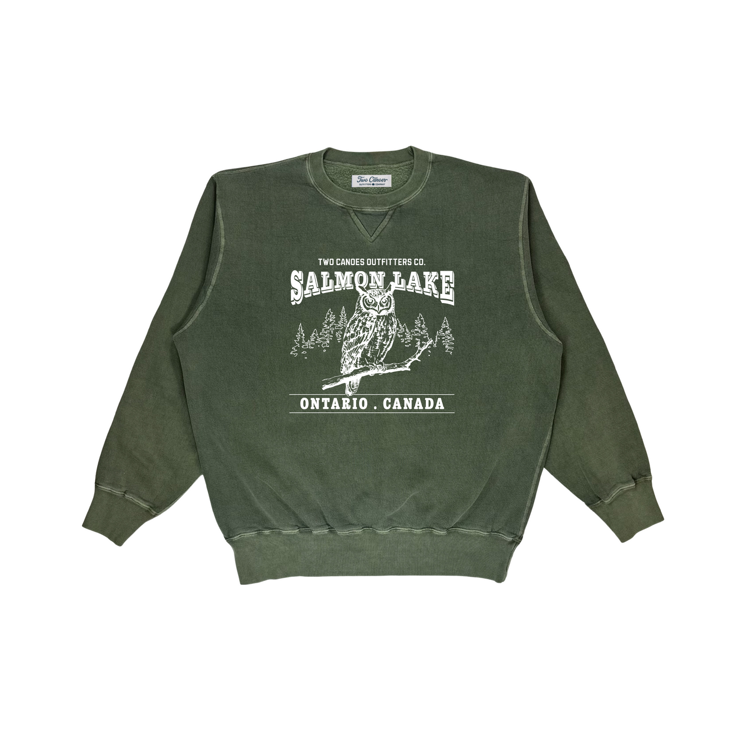 Vintage Owl Fleece Crewneck