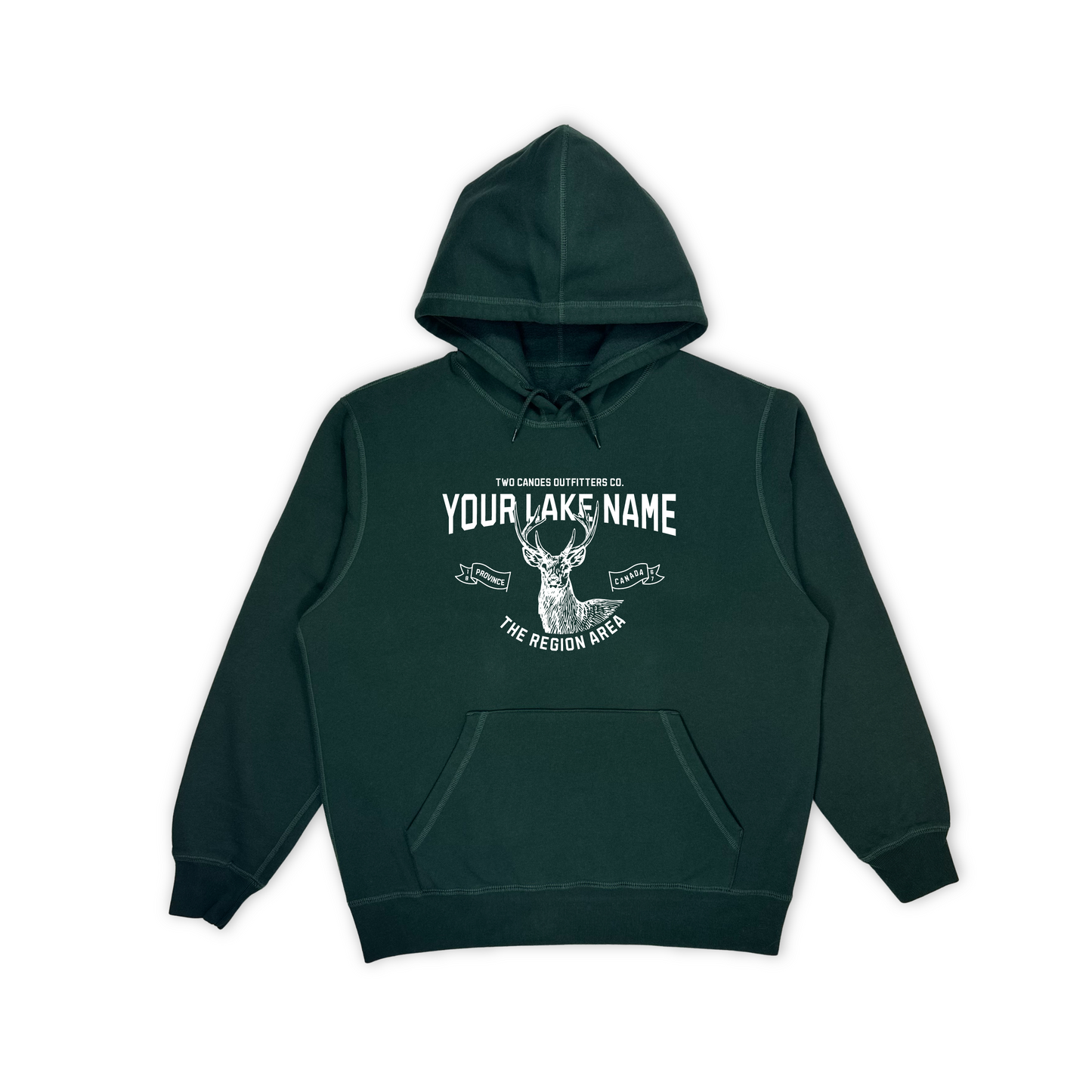 Classic Buck Head Fleece Hoodie