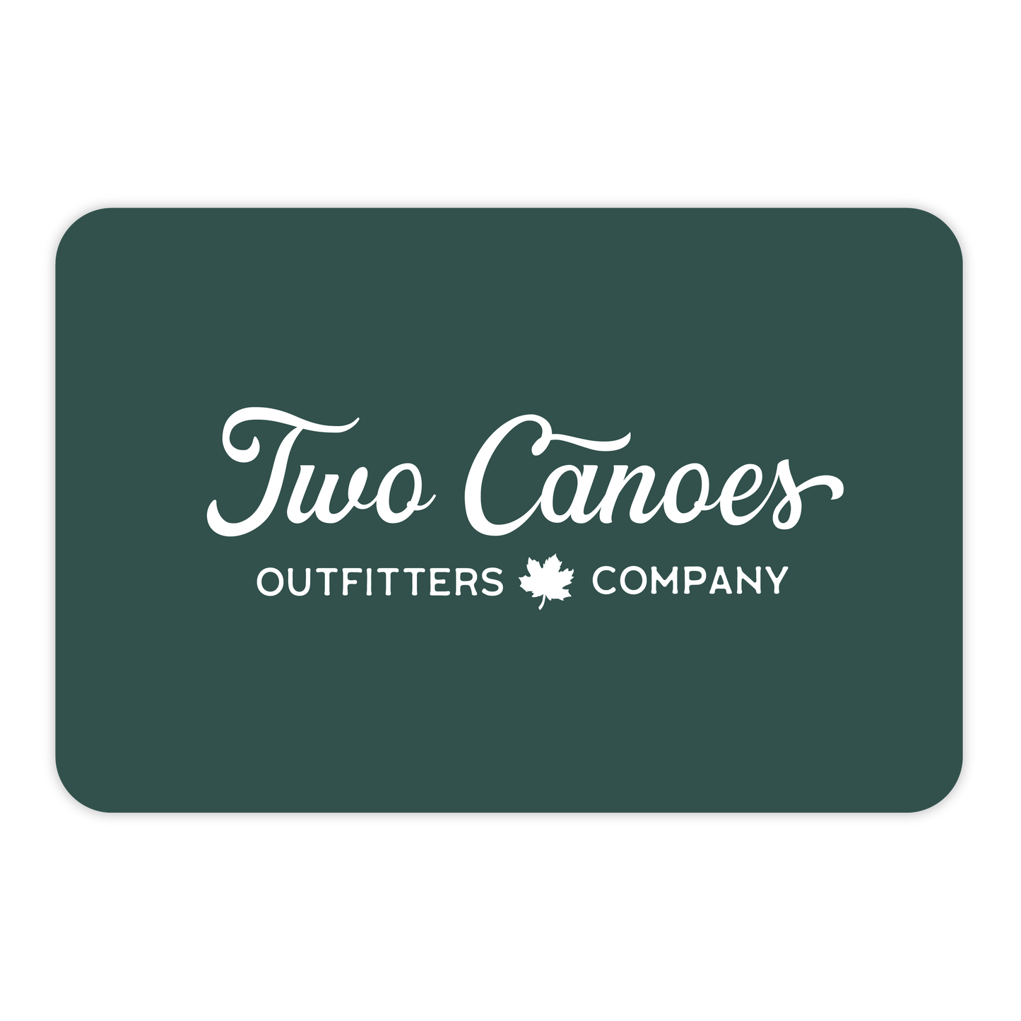 Two Canoes Outfitters Gift Card