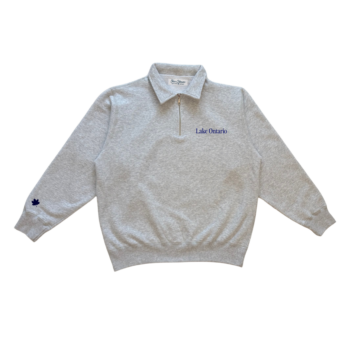 Lake Ontario Fleece Quarter Zip | Canadian Made 🇨🇦