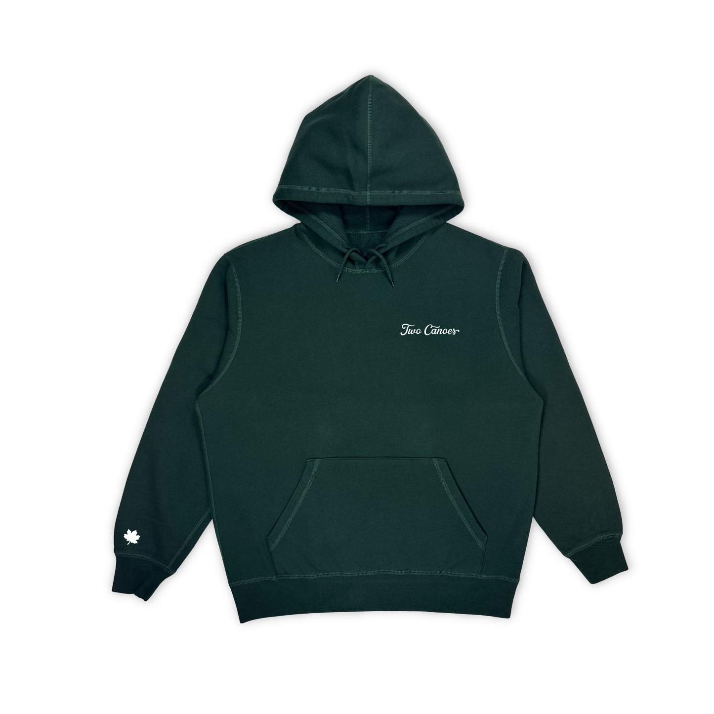 Two Canoes Minimalist Fleece Hoodie