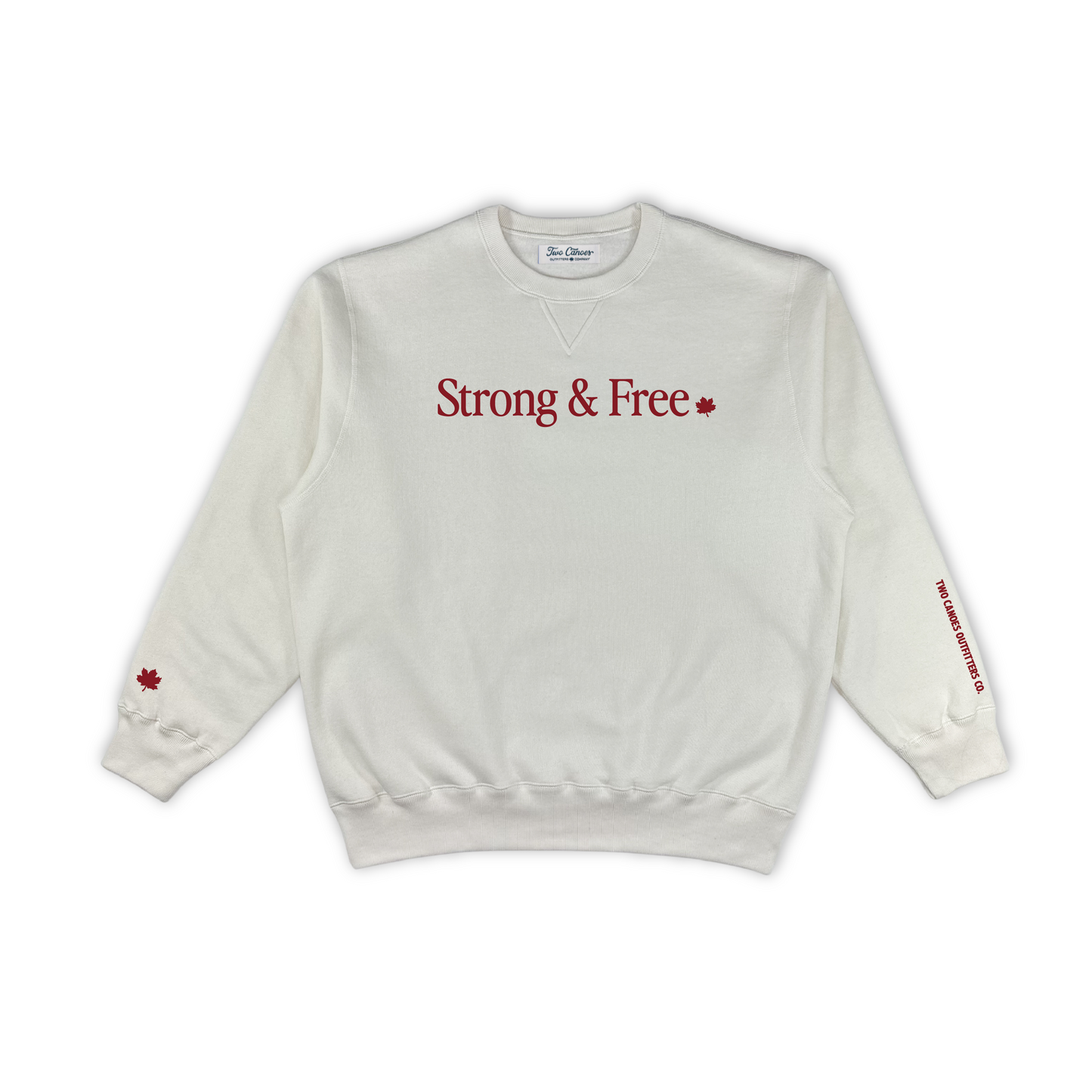 Strong & Free | Canadian Pride Fleece Crewneck