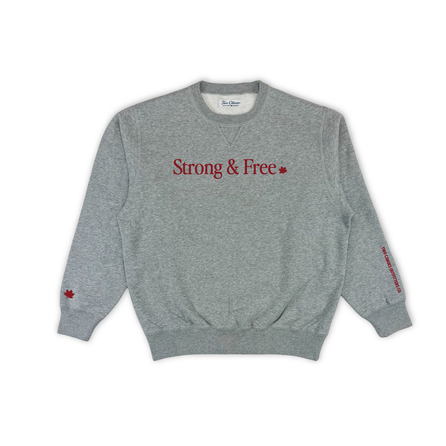 Strong & Free | Canadian Pride Fleece Crewneck