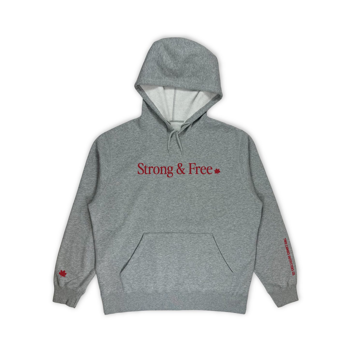 Strong & Free | Canadian Pride Fleece Hoodie