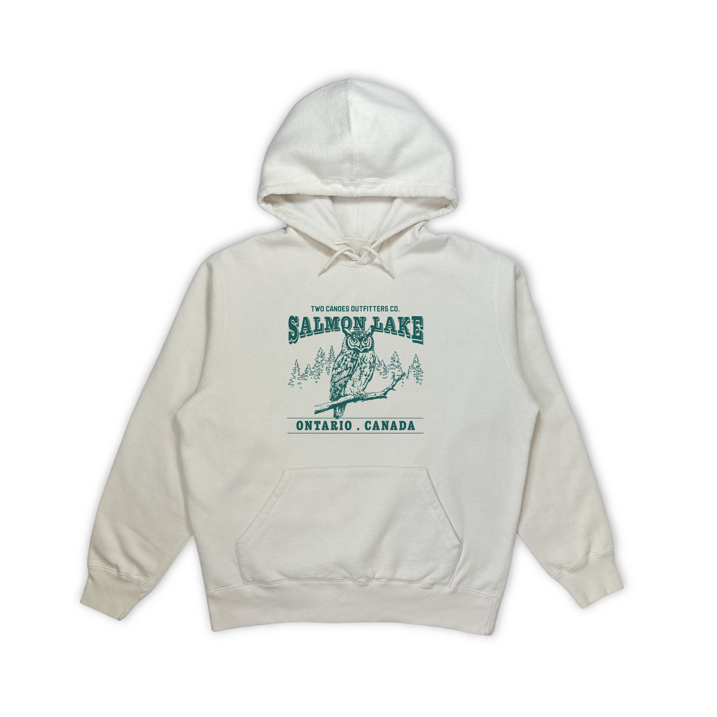 Vintage Owl Fleece Hoodie