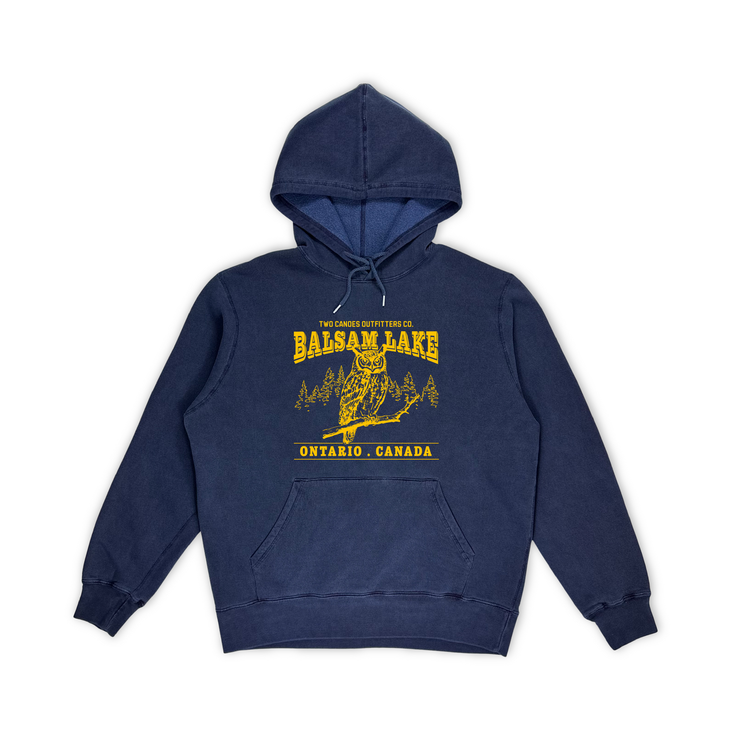 Vintage Owl Fleece Hoodie