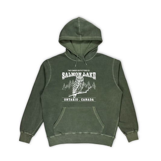 Vintage Owl Fleece Hoodie