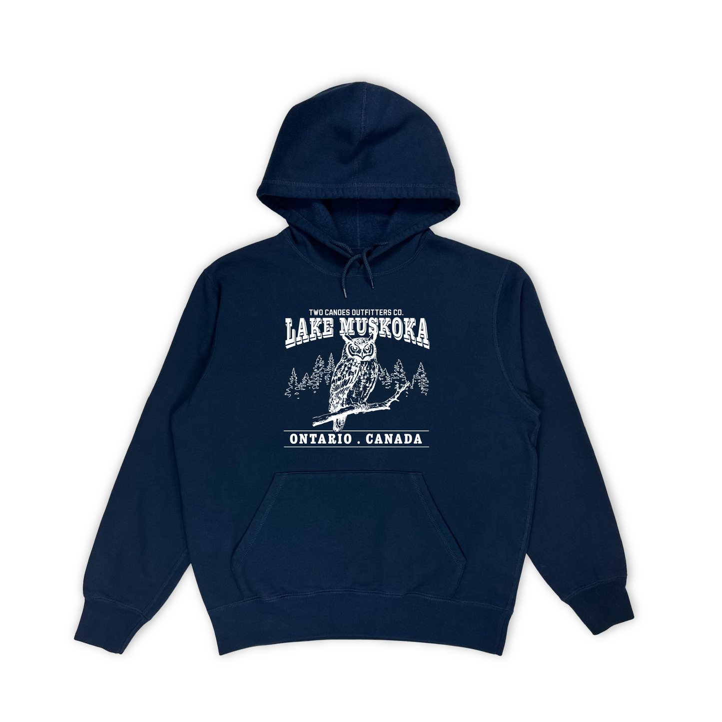 Vintage Owl Fleece Hoodie